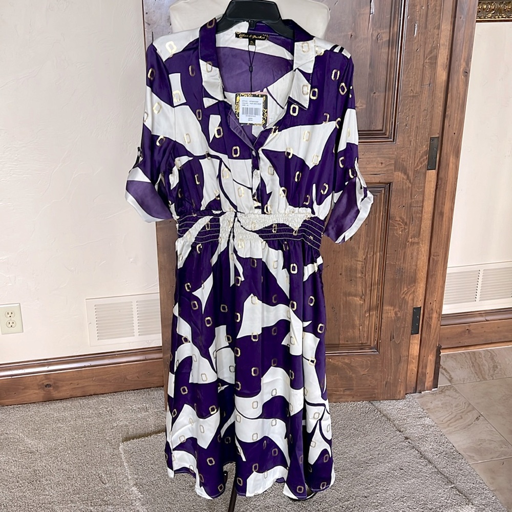 NWT Regal below the knee shirt dress